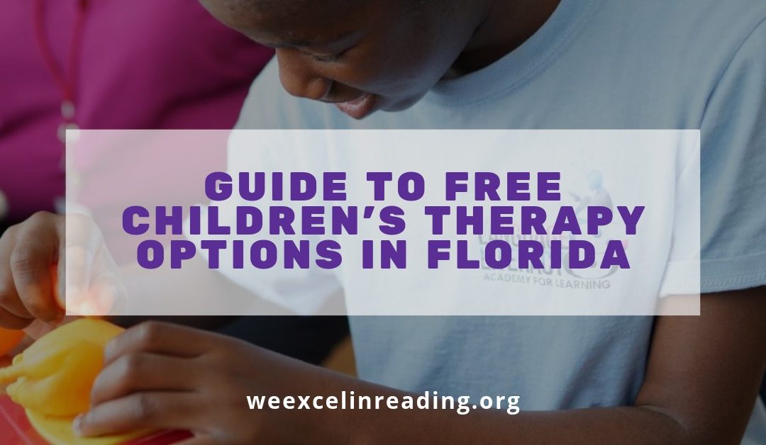 This guide answers some of the most common questions on finding free children’s therapy in Florida, whether your're a parent or a school counselor.